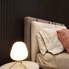 Painel Ripado Cor: Cinza Chumbo de uso Interno em WPC Slim 2,90m x 17cm (0,493m²)