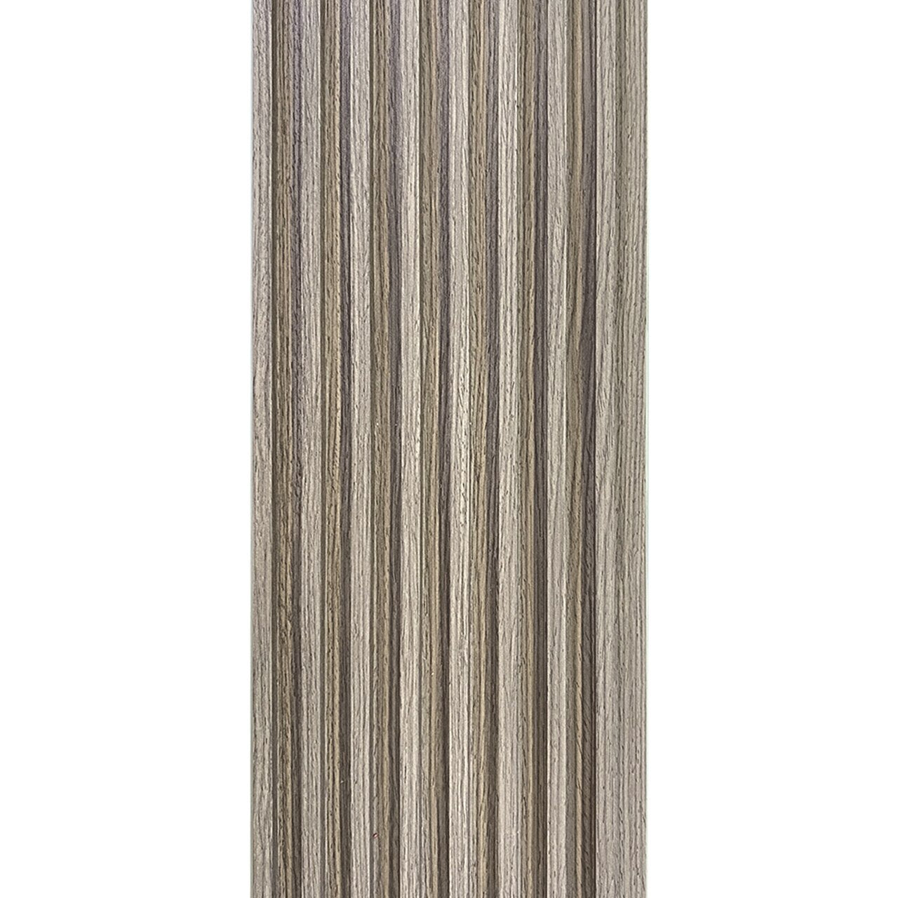 Painel Ripado Cor: Cinza Medieval de uso Interno em WPC Slim 2,90m x 17cm (0,493m²)