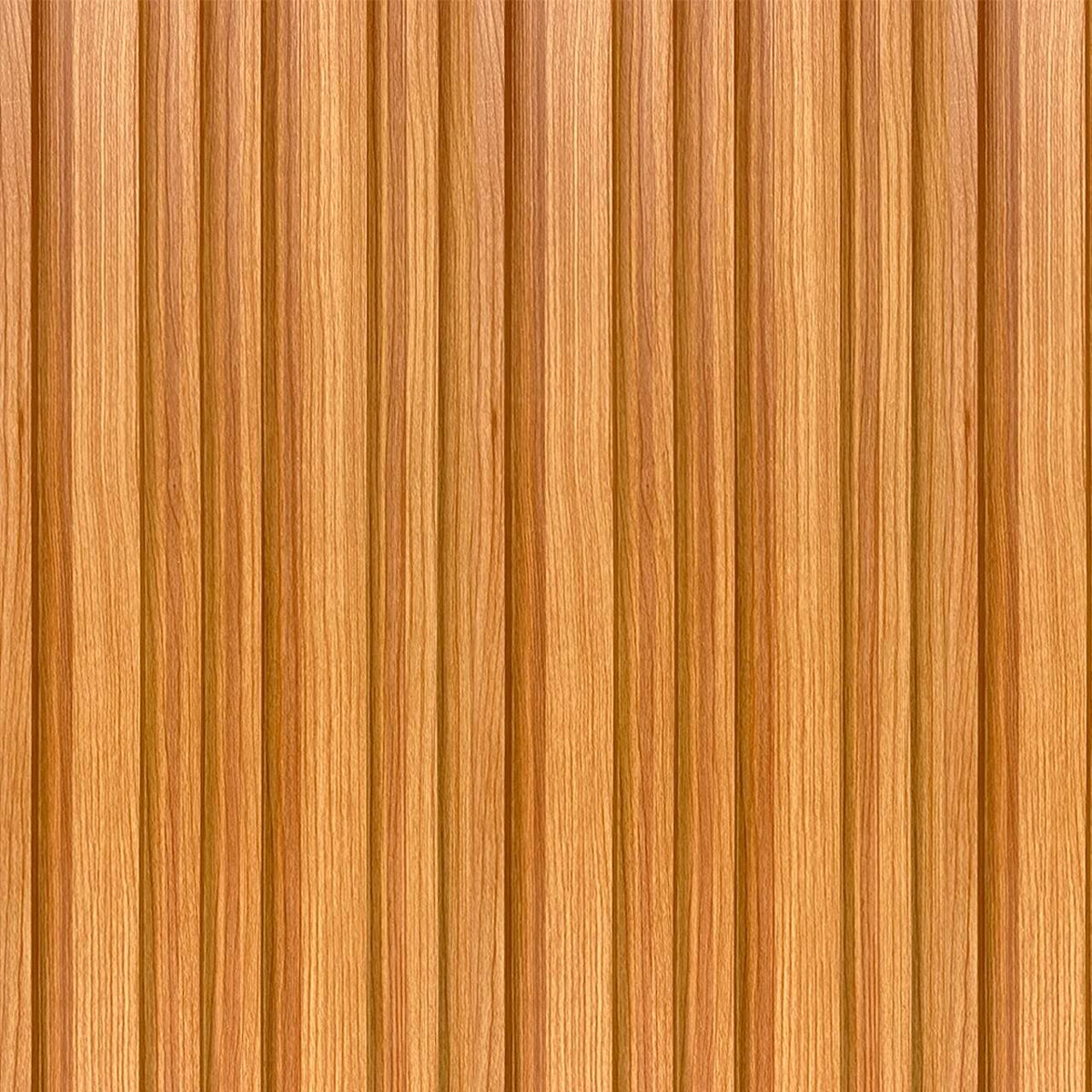 Painel Ripado Cor: Freijó de uso Interno em WPC Double 2,90m x 18cm (0,522m²)