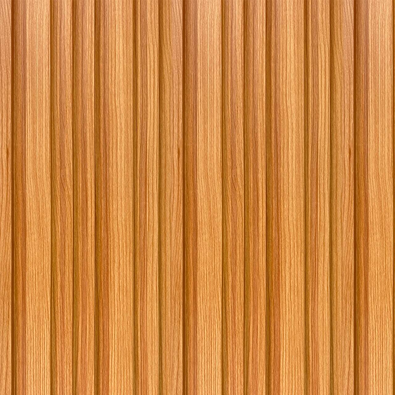 Painel Ripado Cor: Freijó de uso Interno em WPC Double 2,90m x 18cm (0,522m²)