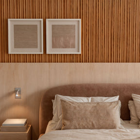 Painel Ripado Cor: Freijó de uso Interno em WPC Hill 2,90m x 16cm (0,464m²)