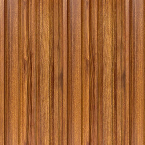 Painel Ripado Cor: Nogueira de uso Interno em WPC Double 2,90m x 18cm (0,522m²)